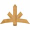 Ekena Millwork Alberta Rough Sawn Timber Gable Bracket, Western Red Cedar, 48"W x 32"H x 4"D x 6"F, 16/12 Pitch GBW048X32X0406ALB00RWR - alternate 1